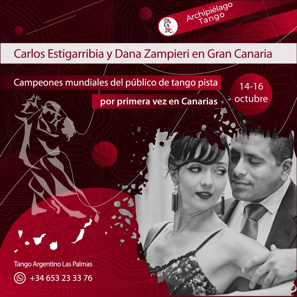 Estigarribia and Zampieri inaugurate first inter-island tango festival