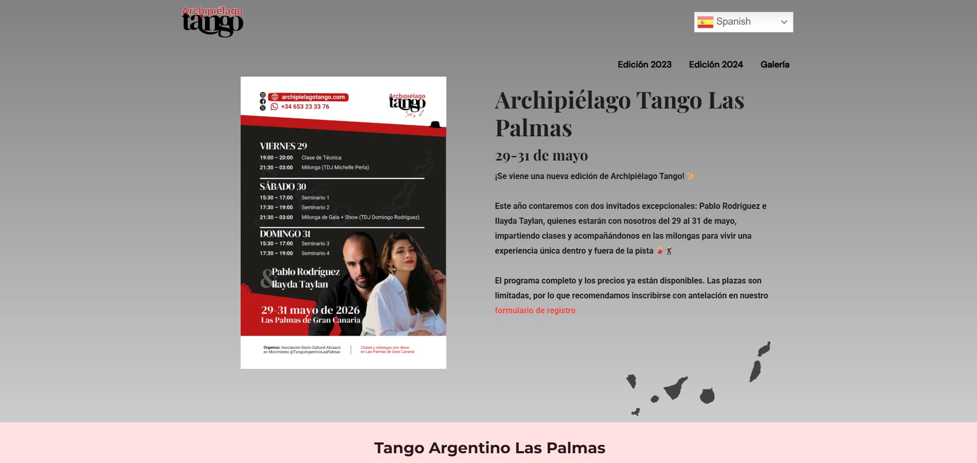 Screenshot Archipiélago Tango