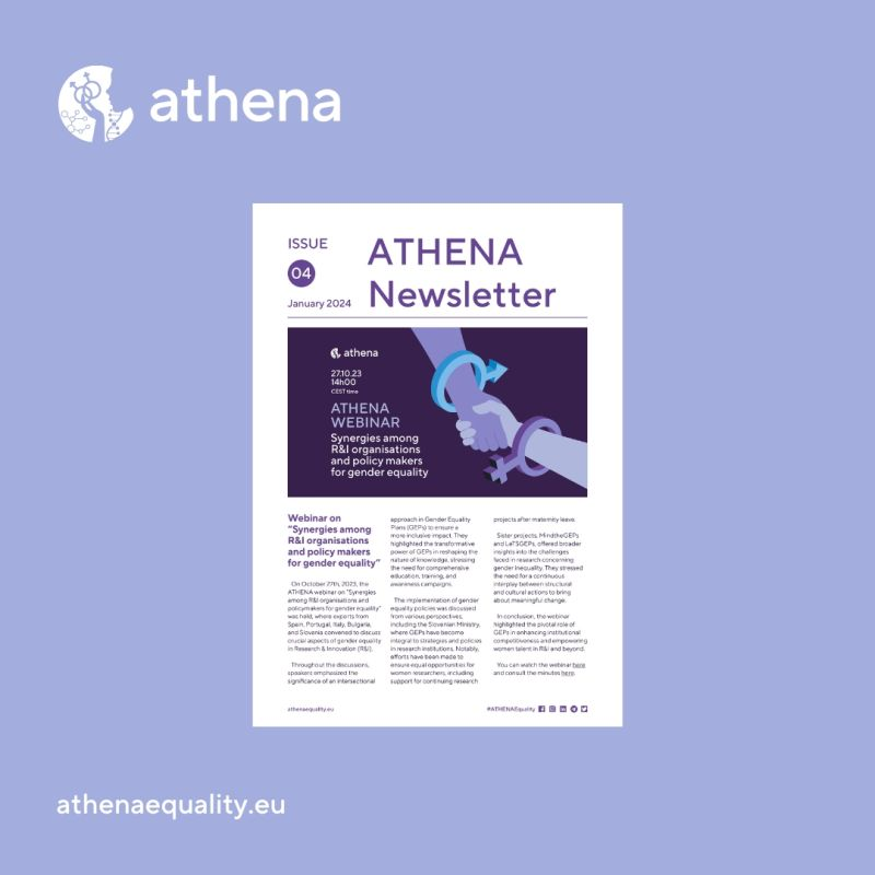 ATHENAs’ 4th newsletter is ONLINE!